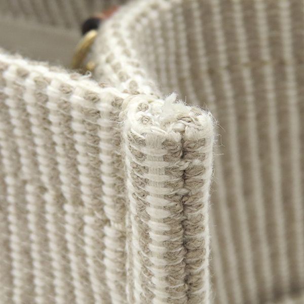 Celine 2way Bag Small Cabas Tice Leather Textile Beige Gold Hardware Shoulder