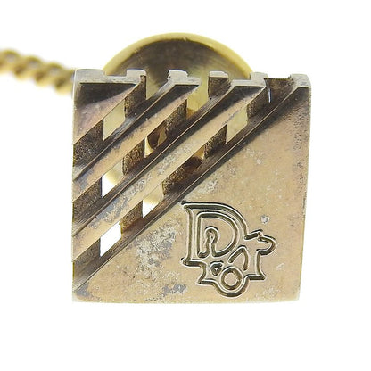 [dior] Christian Dior Logo Gold Plated Men's Tie Pin