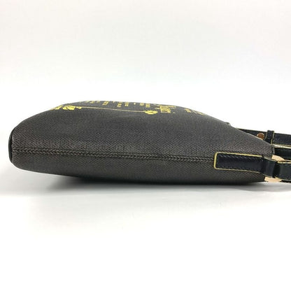 Bvlgari Bulgari Shoulder Bag Sbulgari Logo Pvc/leather Gray