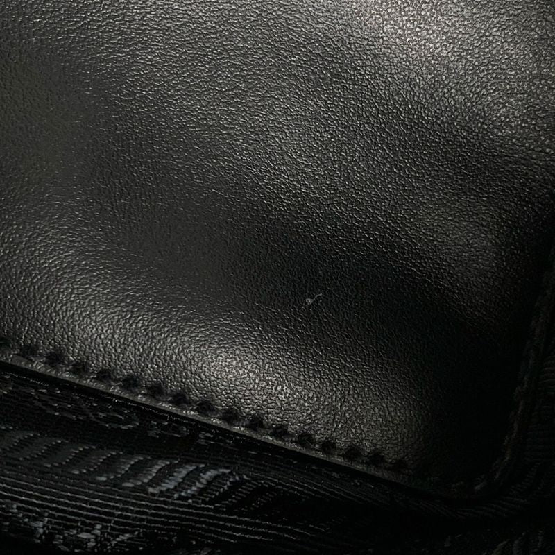 Prada Shoulder Bag Emme Large 1bc232 Black Re-nylon Leather