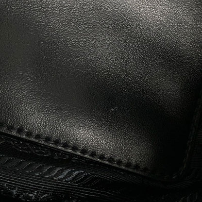 Prada Shoulder Bag Emme Large 1bc232 Black Re-nylon Leather