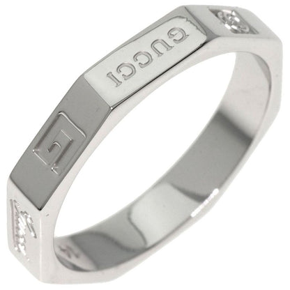Gucci Octagonal #14 Ring - 18K White Gold Ladies