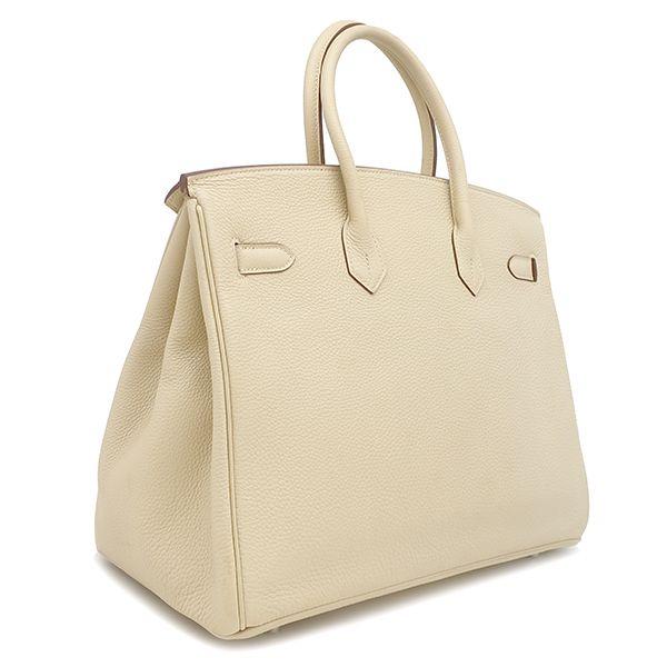 Hermes Handbag Birkin 35 Togo Purschman Silver Hardware M Marked [box