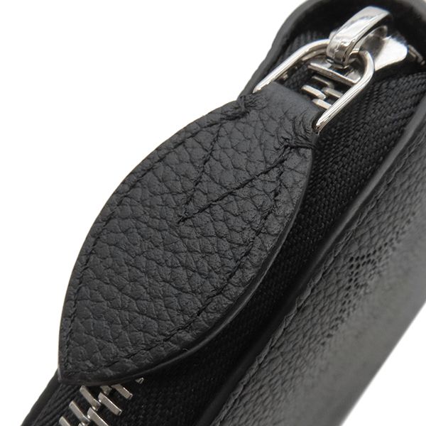 Louis Vuitton Long Wallet Zippy Wallet Monogram Mahina Noir Black Silver