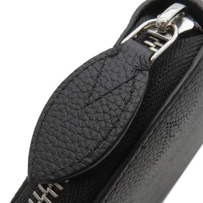 Louis Vuitton Long Wallet Zippy Wallet Monogram Mahina Noir Black Silver
