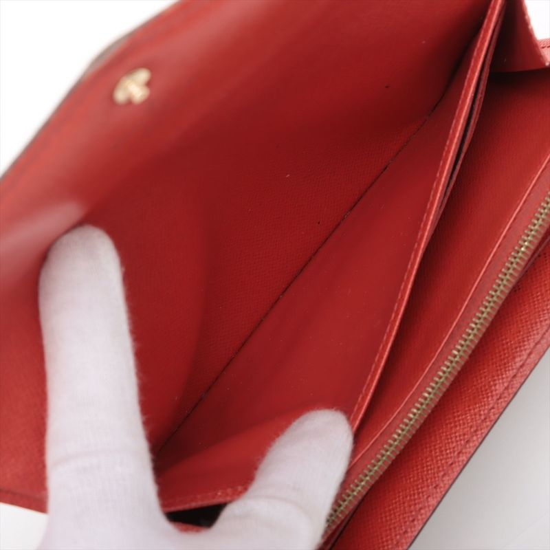 Louis Vuitton Monogram Portefeuille Sarah Long Wallet Long M62236 Brown And