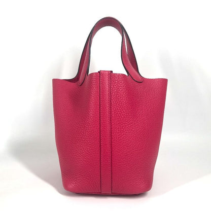 Hermes Handbag Picotin Lock PM 18 Picotin Lock PM Taurillon Clemence Rose