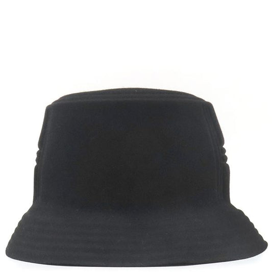Hermes Hat Dalton Bucket Hat Wool Black #59 Black Bucket Hat Felt H [storage Bag