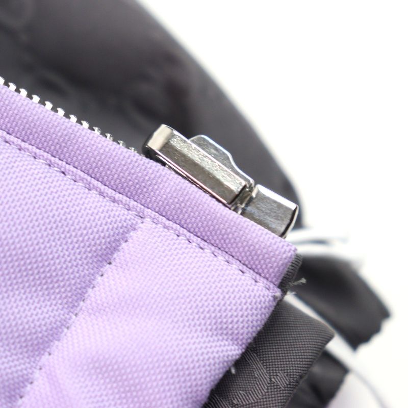 Gucci 24AW 795697 GG Nylon Logo Embroidery Reversible Hooded Padded Jacket