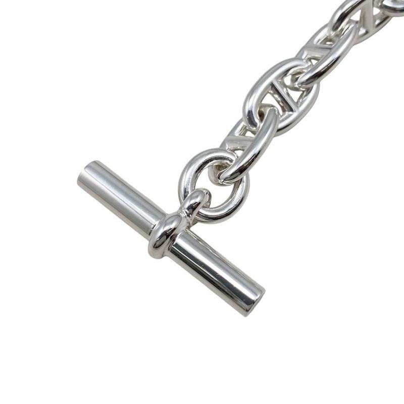 Hermes Bracelet Chaine D'ancre MM Ag925 14 Frames Silver Hermes