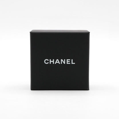 Chanel Earrings Earring Silver Coco Mark Circle