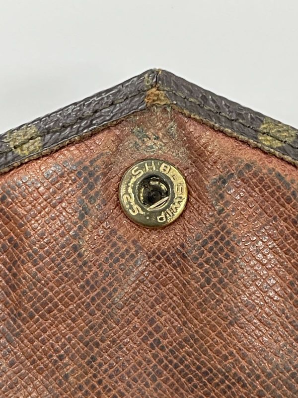 Louis Vuitton Monogram Porte Monet Bier Carte Cles Di Trifold Wallet W Hook