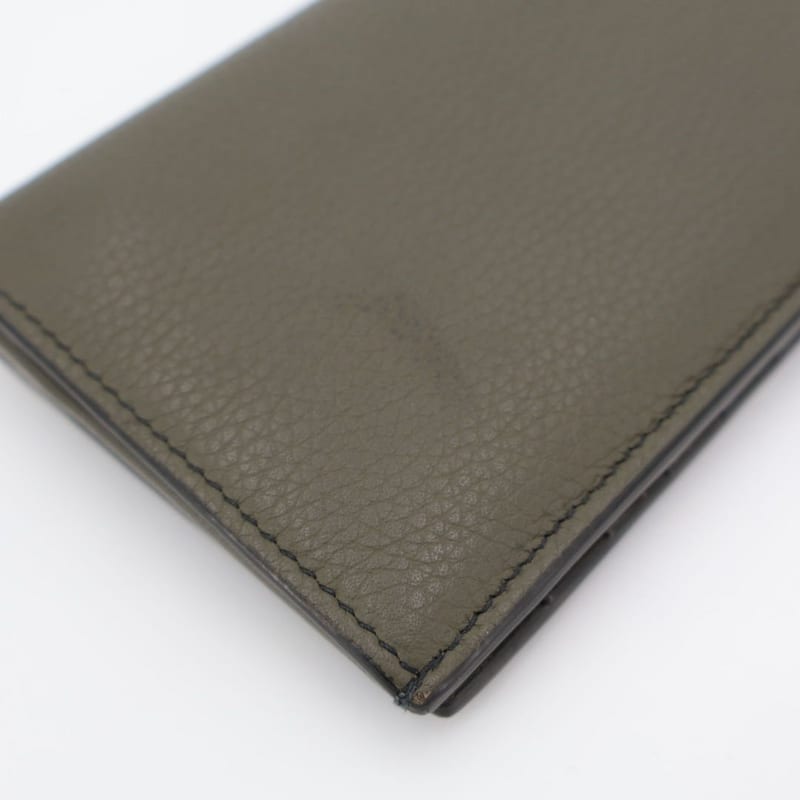 Christian DIOR Vertical Long Wallet Beige Leather 2esbc002cdi Long Wallet