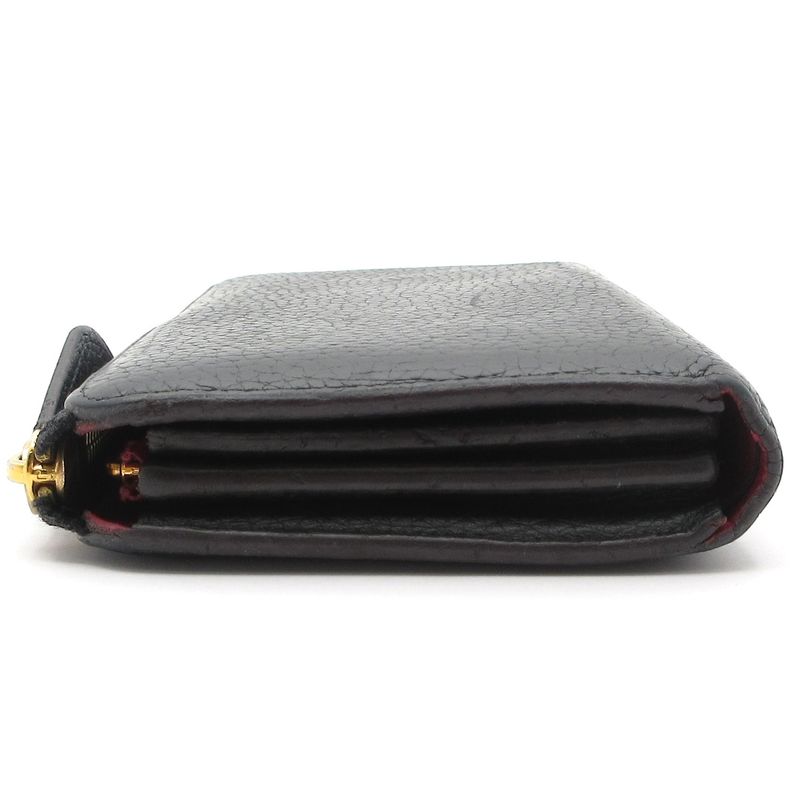 Louis Vuitton Cuir Taurillon Portefeuille Comete M63102 Noir Black Leather