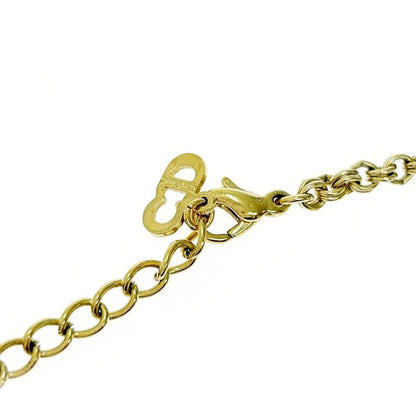 Christian Dior GP Rhinestone CD Logo Necklace Women 372433 Necklace