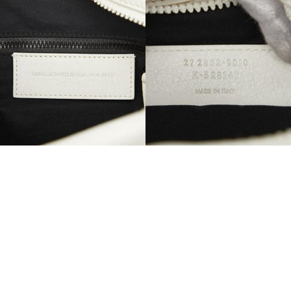 Balenciaga Reporter Crossbody Shoulder Bag 272862 White Leather Women Balenciaga