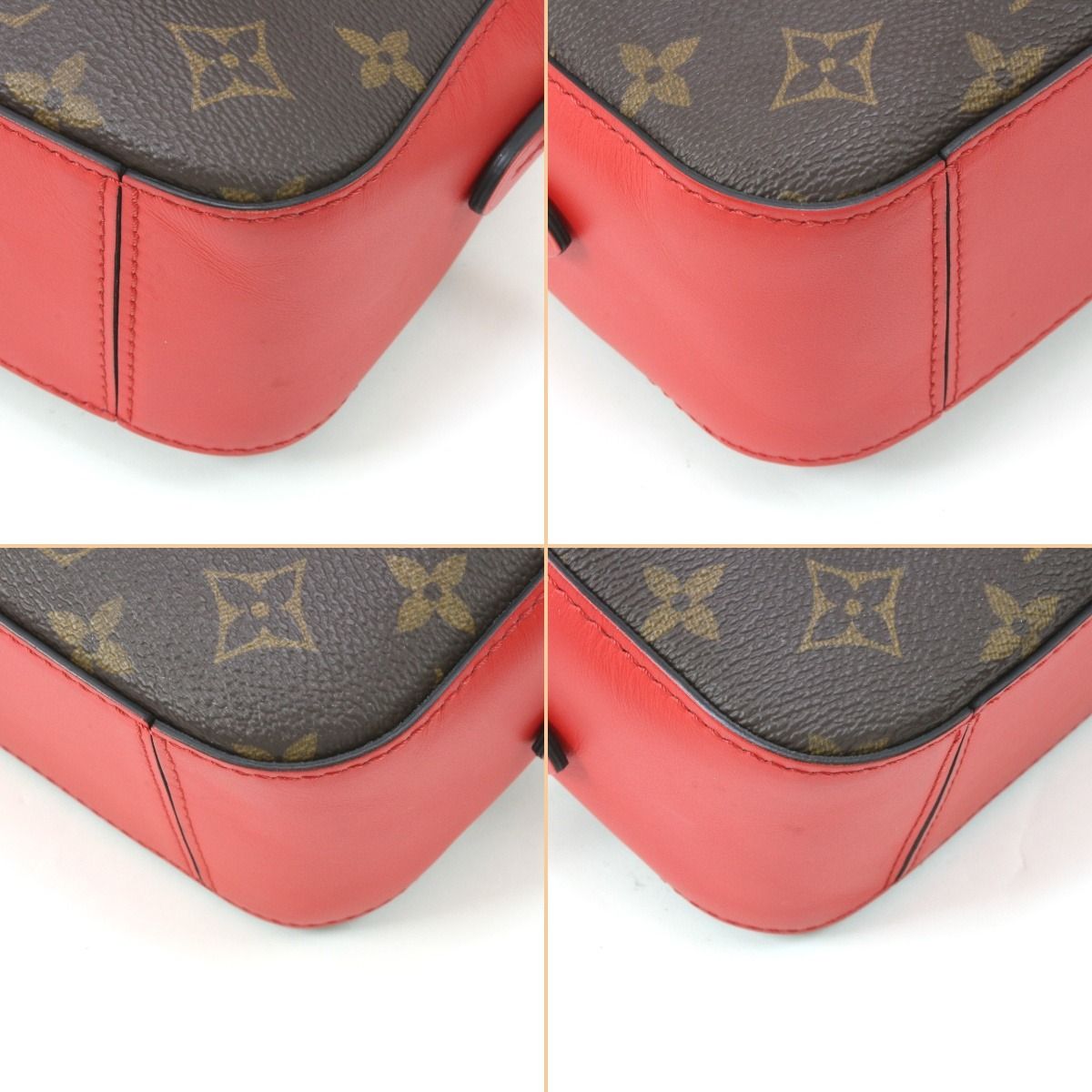 Louis Vuitton Monogram Saintonge Coquelicot Shoulder Bag