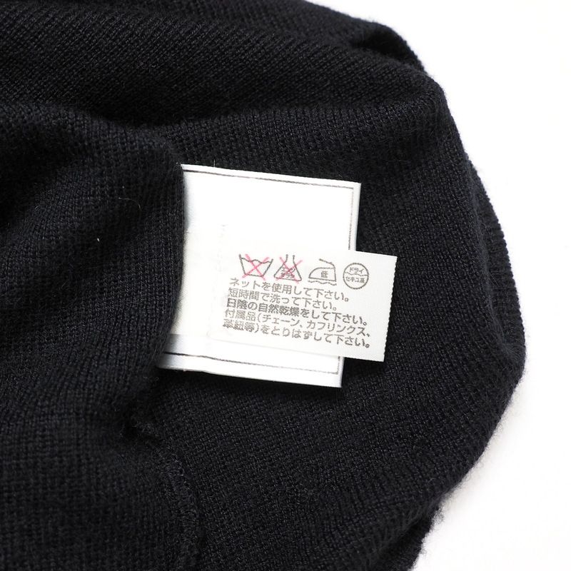 Chanel Vintage Sweater Size 38 Long Sleeve Knitted Sweater 99A Cashmere Silk