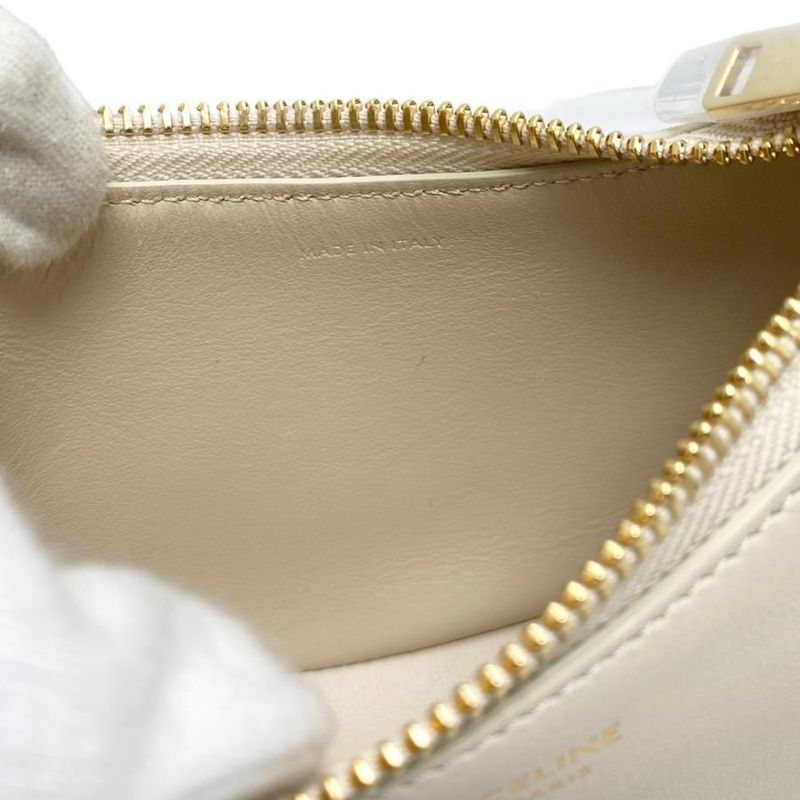 Celine Handbag Smooth Calfskin Mini Bag Beige Gold Hardware Celine