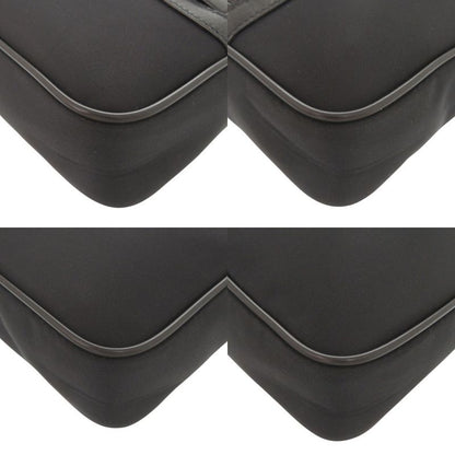 Saint Laurent Camera Bag Camp Nylon Lambskin Black Shoulder Bag Black 0596