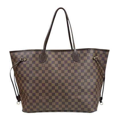 Louis Vuitton Neverfull GM Damier Tote Bag Damier Canvas N51106 Brown Ladies