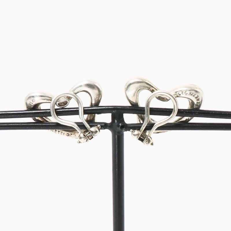 Tiffany & Co Tiffany & Co Open Heart Earrings For Two Ears Silver 925 20250701