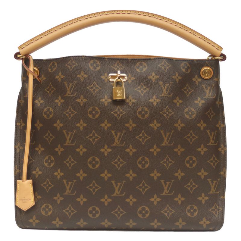 Louis Vuitton 16 Years M41621 Monogram Gaia One Shoulder Bag Tote Bag Brown