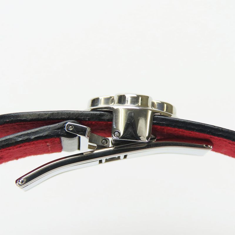 Louis Vuitton Bangle Bracelet Vuguetlac M64447 Monogram Calf Metal Noir Black