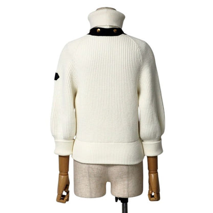 Louis Vuitton Sweater Size S 2WAY Turtleneck Ribbed Knit Sweater [recommended]