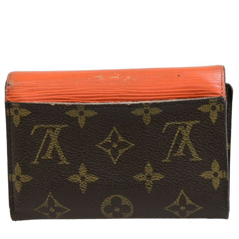 Louis Vuitton Marylou Compact Trifold Wallet Monogram Leather Orange M60495