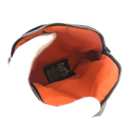 Hermes Cosmetic Pouch Bolide Pouch Mini Canvas Black