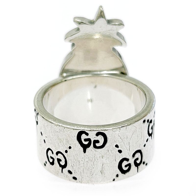 Gucci Silver Ghost Pineapple Ring 23.8g 925 Engraved 307541 Ring