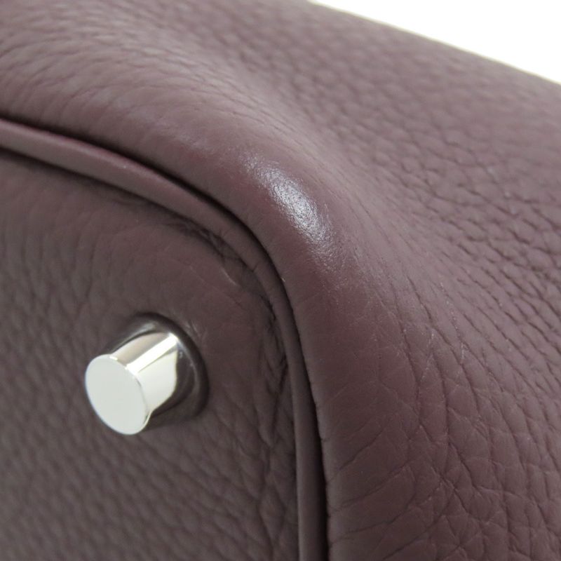 Hermes Picotin Lock PM Eclat Silver Hardware Handbag Taurillon Women