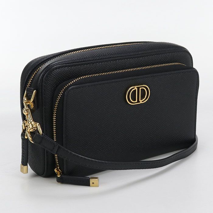 DIOR Crossbody Shoulder Bag Leather Women