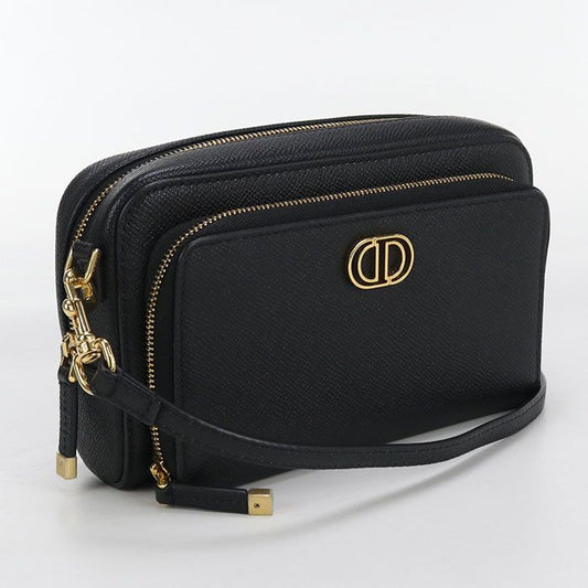 DIOR Crossbody Shoulder Bag Leather Women