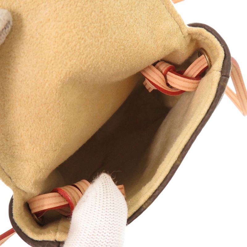 Louis Vuitton Pochette Cancun Monogram M60018 Brown Shoulder Bag LV 0657 Louis