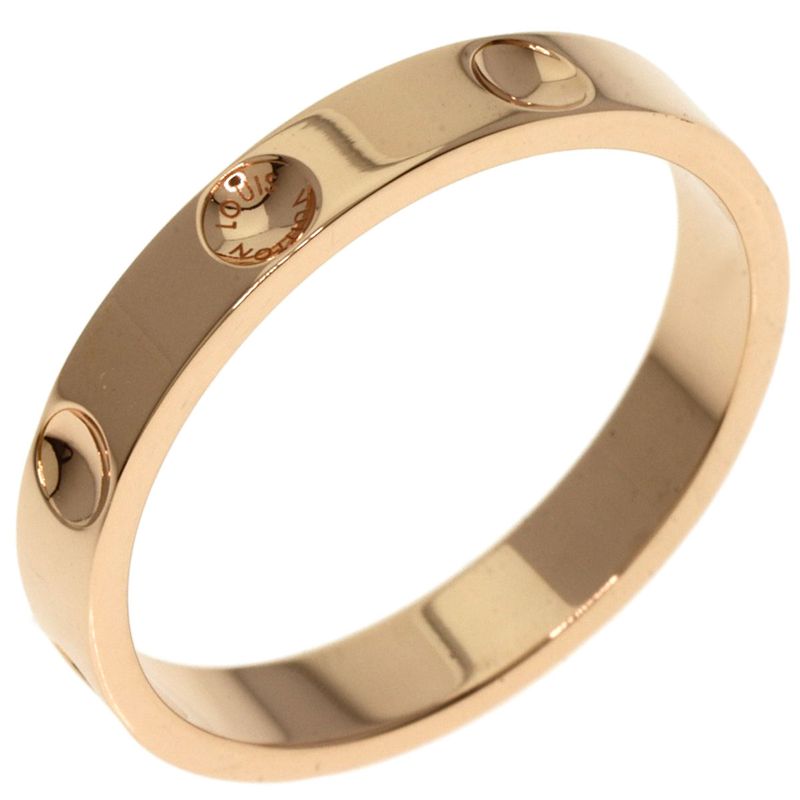 Louis Vuitton Petite Berg Empreinte #60 Ring 18K Pink Gold Unisex