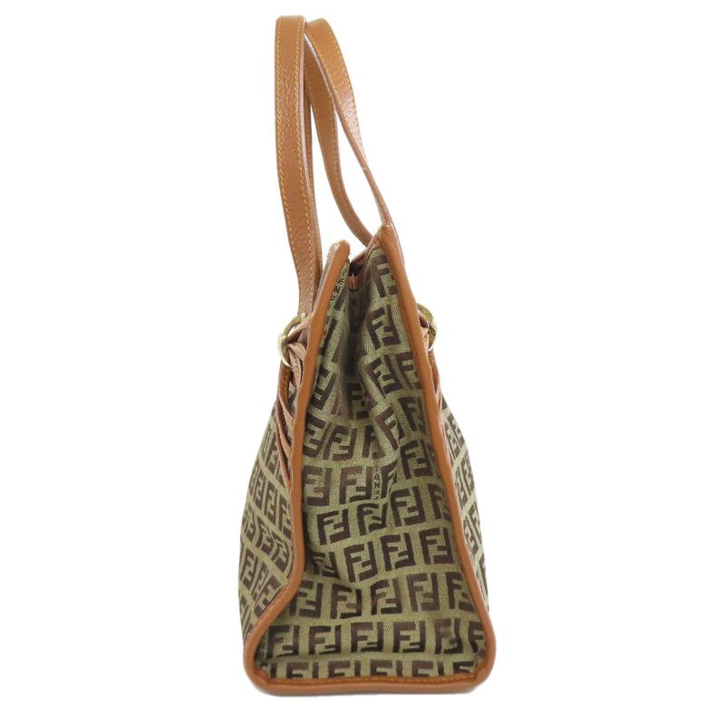 Fendi Zucca Pattern Handbag Canvas Women