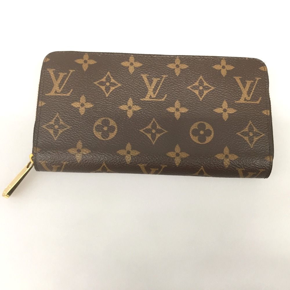 Louis Vuitton Monogram Zippy Wallet Round Zipper Long Wallet