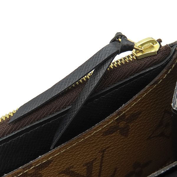 Louis Vuitton Long Wallet Portefeuille Emily Monogram Canvas Monogram Reverse