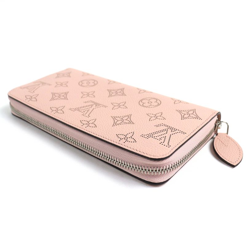 Louis Vuitton M61868 Mahina Monogram Zippy Wallet Long Wallet Magnolia Storage
