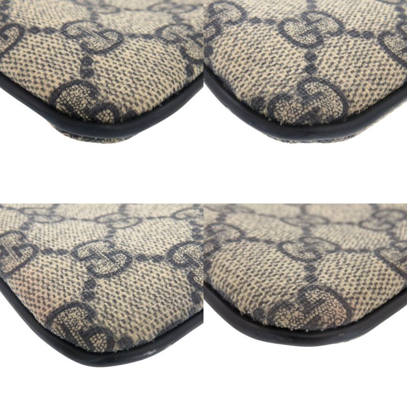 Gucci 201446 GG Supreme Navy Shoulder Bag 1720 Gucci