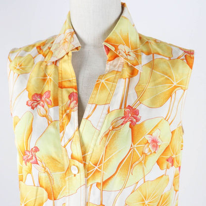 Hermes Vintage Margiela Period Les Capucines Golden Lotus Flower