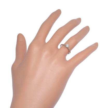 Cartier Solitaire 1895 Pt950platinum × Diamond #7 0.33 Ladies 2.1g Ring