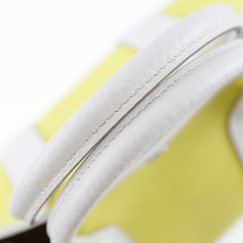 Hermes Garden Party TPM Toile Officier X Country Lime/cles Y Ladies Handbag