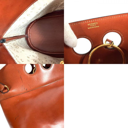 Hermes Shoulder Bag Alix Leather Brown