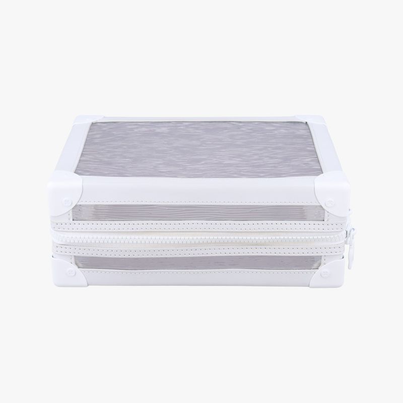 Louis Vuitton Soft Trunk Transparent X White Epi Plat Jouge M55602 Du3199