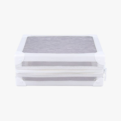 Louis Vuitton Soft Trunk Transparent X White Epi Plat Jouge M55602 Du3199