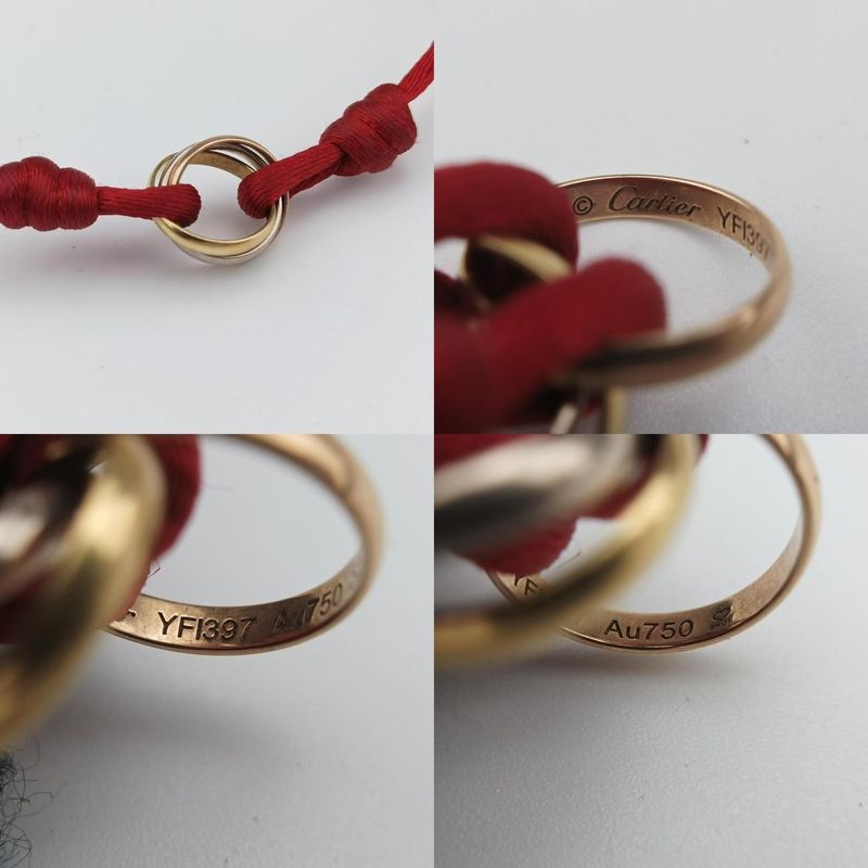 Cartier Rinity GOLD X White Togo Old X Rose Gold X Red Au750b6016700yfi397