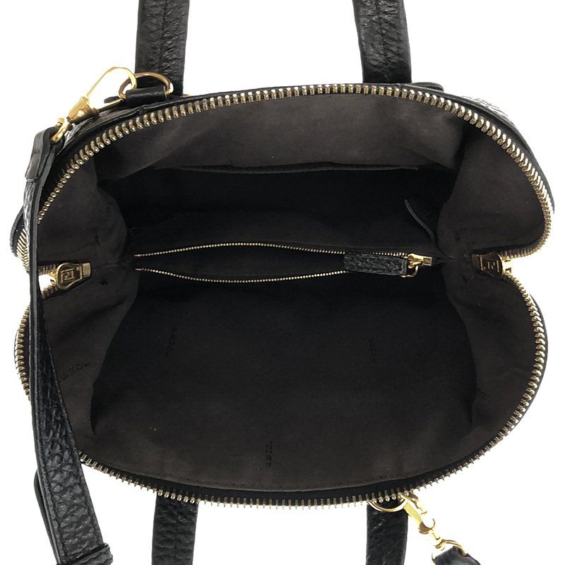Fendi - 2-way Chameleon Leather Shoulder Bag - Black - Women